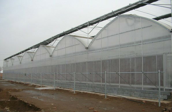 圆拱顶充气连栋温室